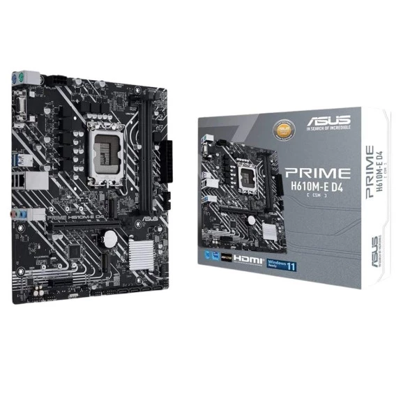 Placa mãe i3, i5 e i7 Asus Prime H610M-CS DDR4 12° geração 