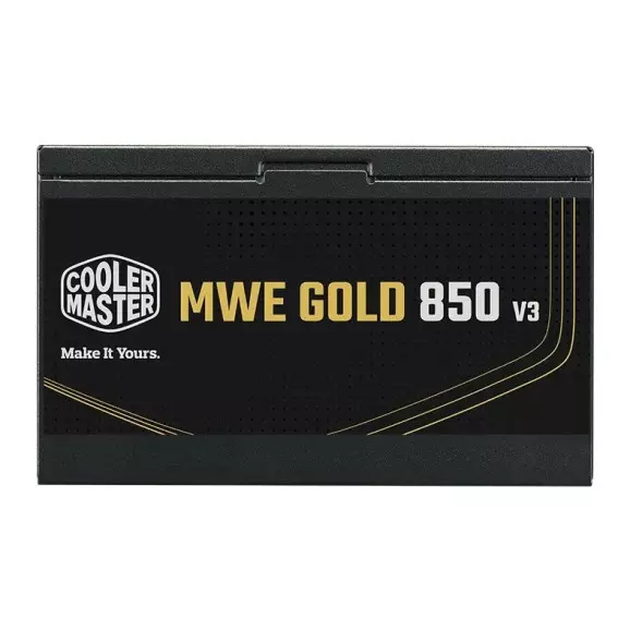 FONTE 850 WATS REAIS ATX COOLER MASTER 80 PLUS GOLD - MPE-8506-AC