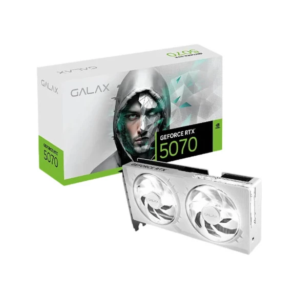 PLACA DE VÍDEO 12GB RTX 5070 GALAX GEFORCE WHITE GDDR7