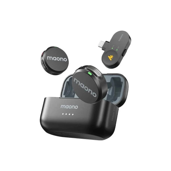 MICROFONE DE LAPELA SEM FIO MAONO WAVE T5 VM650 LIGHTNING