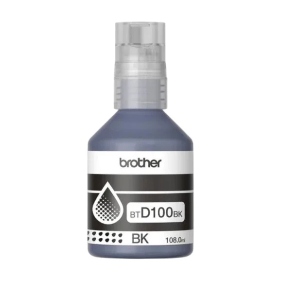 Refil de tinta BTD100BK preto Brother