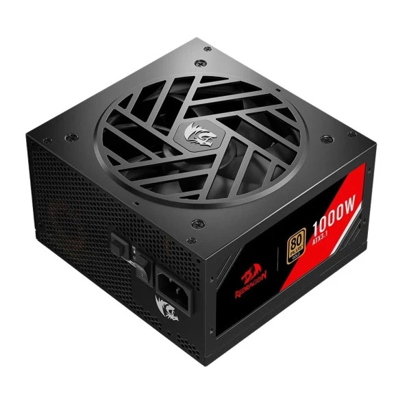 Fonte 1000W reais ATX GC-MS03 80 plus gold Redragon