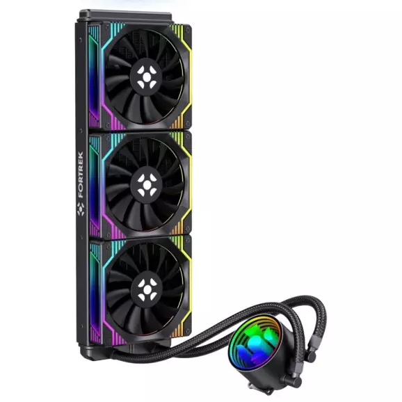 Water cooler breezy fan triplo preto Fortrek