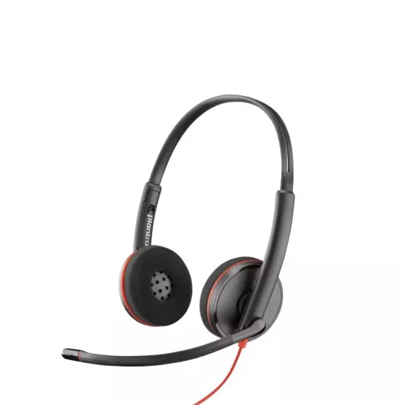 FONE DE OUVIDO HEADSET PLANTRONICS BLACKWIRE C3220 DUPLO USB-A/C