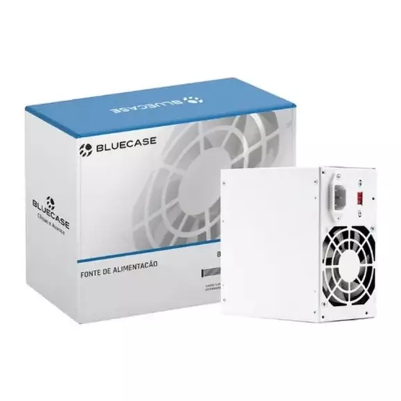 Fonte 350w ATX Bluecase BLU350-CMPS2W com caixa