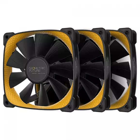 Kit cooler para gabinete Geometric Future Squama 2505Y preto