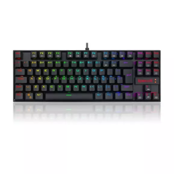 Teclado magnetico gamer Redragon K552 Kumara Pro RGB Switch marrom