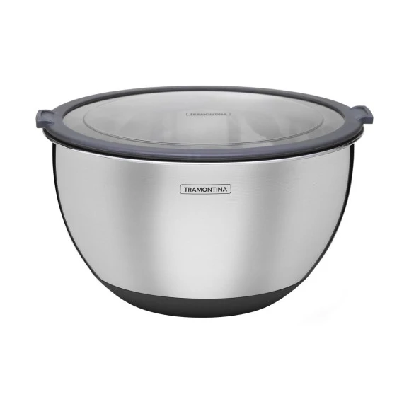 Bowl Tramontina Cucina em Aço Inox 5L - 61225500 Bowl Tramontina Cucina em Aço Inox 5L - 61225500