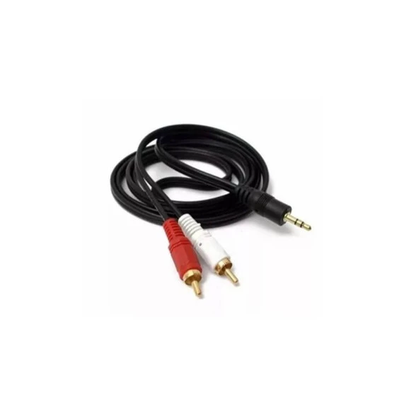 CABO DE ÁUDIO 2 RCA X P2 3.5 STEREO VINIK 1,5M