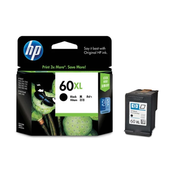 CARTUCHO HP CC641WB PRETO (60XL) 13,5ML 