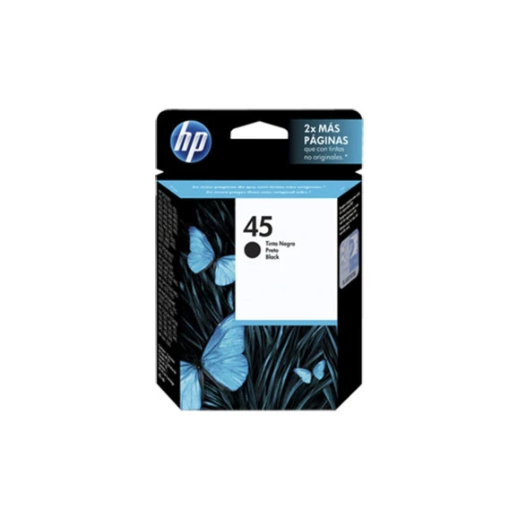 Cartucho de Tinta 51645AL 45 Standard Preto - HP