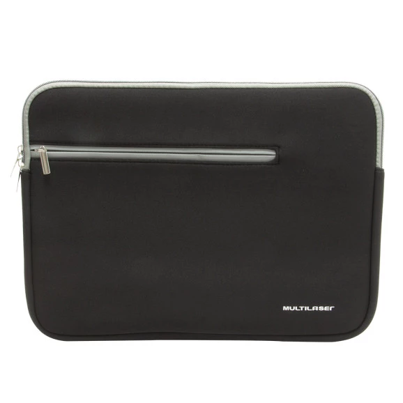 Case Neoprene Para Notebook Até 14 Preto e Cinza Multilaser
