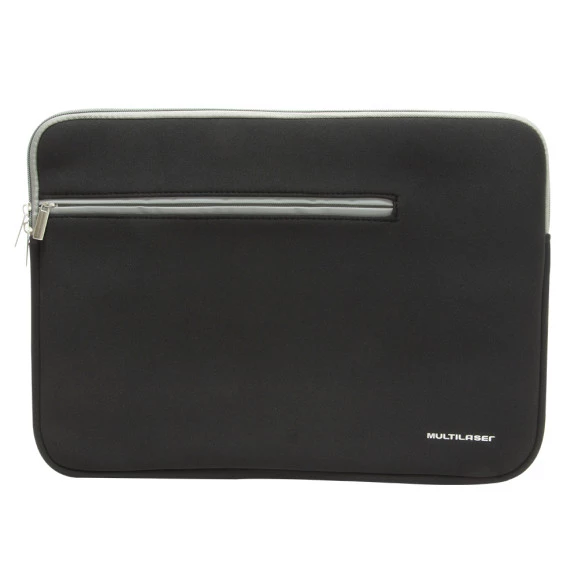 Case Preta para Notebook da Multilaser com Ziper na Frente