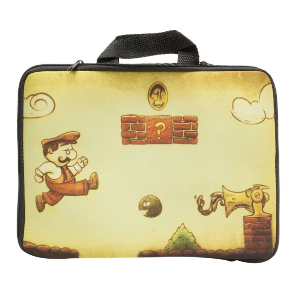 Case Para Nootbook Com Alça de pegar e a Estampa Desenhada