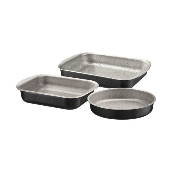 Jogo de Assadeiras Tramontina Brasil 3pcs Preto - 20099090