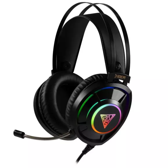 Fone de Ouvido Headset GAMDIAS Gamer HEBE M3 rgb Preto