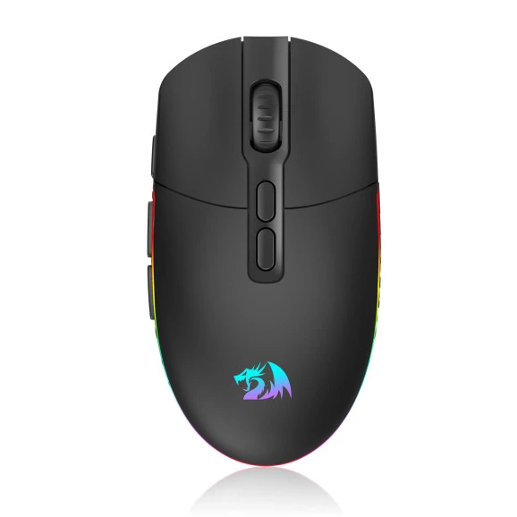 MOUSE GAMER REDRAGON M719 RGB INVANDER PRO PRETO