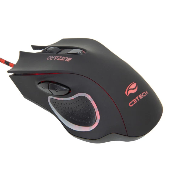 Mouse Gamer Buzzard MG 110BK Preto C3TECH 
