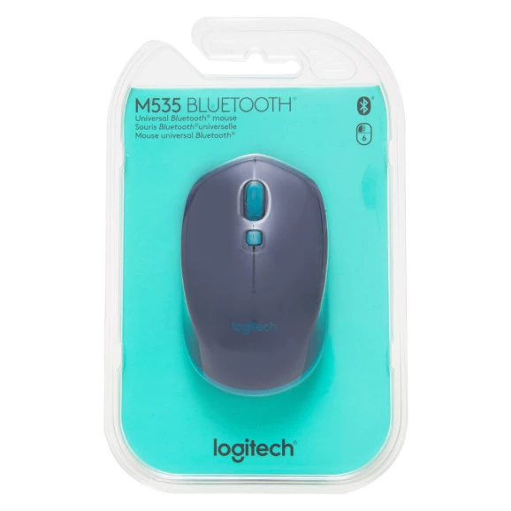 MOUSE M535 BLUETOOTH BLUE LOGITECH
