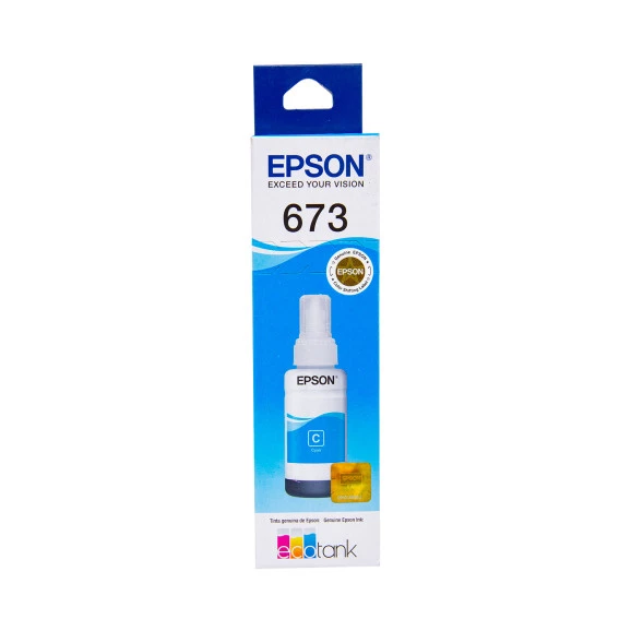 Refil de Tinta T673220 Ciano Epson