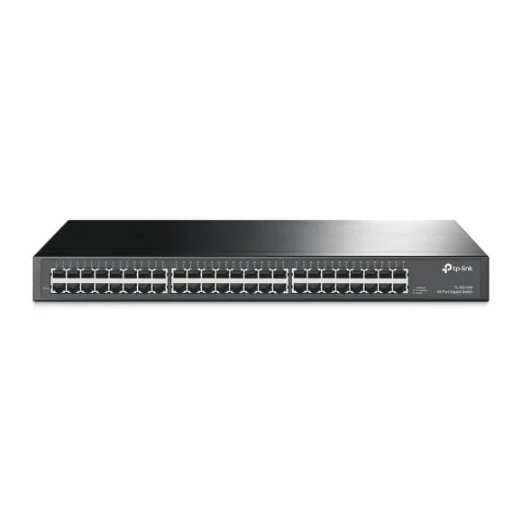 Visão Frontal Switch Tp-Link TL-SG1048 48 Portas Gigabit 10/100/1000