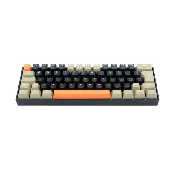Diagonal Teclado gamer mecânico Redragon K606 Lakshmi Sunset