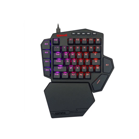 Mini teclado mecânico gamer Redragon Diti K585 RGB switch azul