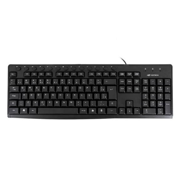 Teclado Multimídia USB C3tech KB-M31 Preto