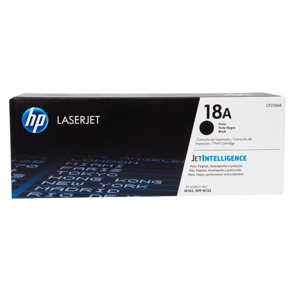 Toner HP CF218AB Laserjet Preto (18A)