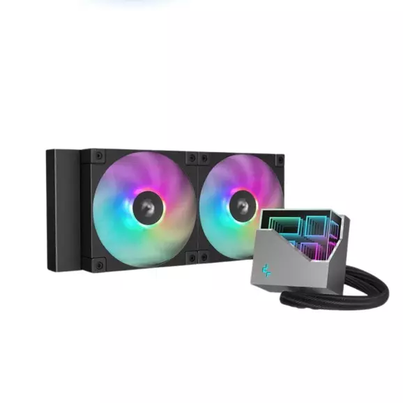 Water cooler LT240 ARGB 240mm R-LT240-BKAMNCG-1 preto Deepcool