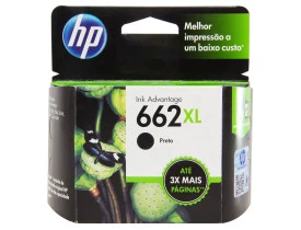 Cartucho de Tinta 662XL Preto - HP 