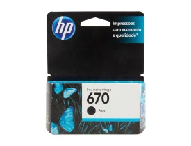Cartucho de Tinta 670 Standard Preto - HP