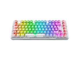 TECLADO MECANICO GAMER REDRAGON K649 ELF PRO RGB CRYSTAL CLEAR TR