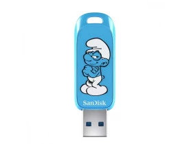 PEN DRIVE 64GB SANDISK USB 3.2 BRAINY SMURF EDITION - SDCZIS-064G