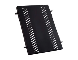 BANDEJA 1U X 600MM VENTILADA 4 PONTOS DIVERSO PRETA