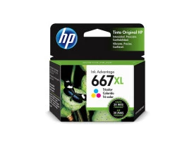 Cartucho de Tinta HP 667XL Colorido Original 3YM80AL 8ML 