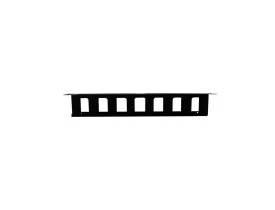 GUIA DE CABOS IP METAL RACK FECHADO MET 19" X 1U PRETO 4500100000