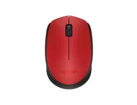 Mouse Logitech sem Fio M170 Vermelho