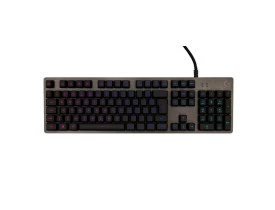 Teclado gamer Logitech mecânico G512 Carbon switch marrom