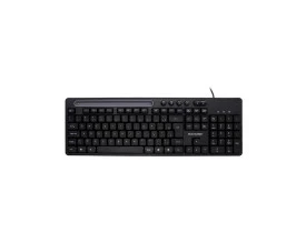 Teclado multimídia com apoio USB Multilaser Office TC262 preto