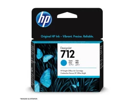 Cartucho HP 3ED67A ciano (712)
