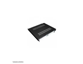 BANDEJA 19 1U 800MM 4 PONTOS MOVEL VENTILADA PRETA DIVERSO