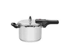 Panela de pressão Tramontina Brava 4,5 litros aço inox
