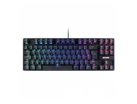 Teclado gamer mecânico Pcyes TKL Neron Black Outemu Red RGB
