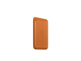Carteira de Couro com Magsafe Apple Castanho Dourado MM0Q3ZE/A