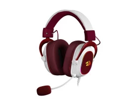 Headset gamer Redragon Zeus X H510 RGB branco com vermelho