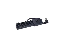 FILTRO DE LINHA MARGIRIUS 5 TOMADAS PRETO MG-3001 CABO 1MT 