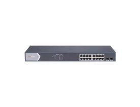 Switch Hikvision 16 Portas 10/100/1000 DS-3E0518P-E/M PoE 2SFP