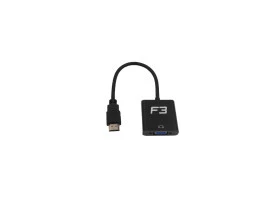 CABO HDMI M X VGA F 15 CM C/ AUDIO F3 - JC-AD-HM/VGA 