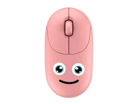 MOUSE SEM FIO BRIGHT EMOJI KIDS PINK KMS001